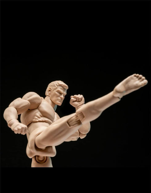 1/12 Figure,6inches Male Action Strong Muscular Body Man Soldier Super Flexible Figure Model for Custom Sketch Practice