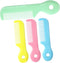 Galepromot 4Pcs Newborn Hair Comb Baby Comb Round Teeth Combs Wide Tooth Hair