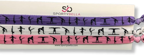 Infinity Collection Gymnastics Headbands - Girls Hair Accessories, Non Slip Sports Head Bands, Party Favors