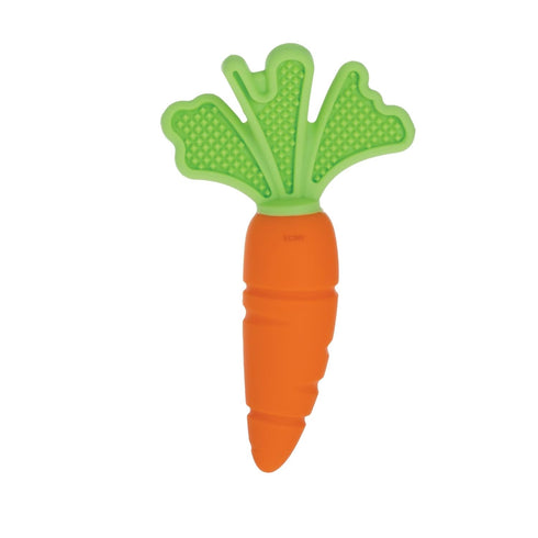 (2 Pack) 3+ Nuby NanaNubs Banana Massaging Toothbrush and Carrot Teether - Baby Teething Toys for Months