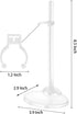 Nicunom 40 Pcs Doll Stand Display Holder, Transparent Stand Support for Dolls and Action Figures, Adjustable Doll Holder Mini Doll Display Stand for 11" to 13" Dolls Accessories