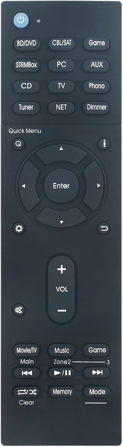 Beyution RC-913R Replace Remote Control for Integra Home Theater AV Receiver DRX-R1.1 DRX-7.1 DRX-5.2 DRX-4.2