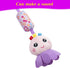 Caterbee Purple Travel Arch Bassinet Toys - Engaging Activity Toy Bar for Baby
