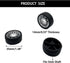 URIMPAVIDO 10PCS (3x35mm) Toy Car Wheels Rubber Tire Wheels with Metal Shaft for RC Car Truck DIY Model Toy Wheel