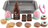Cookie Play Food Set, Play Kitchen Accessories for Kids, Baking Cookies and Cupcakes Plastic Toy Food