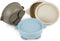 PandaEar 3 Pack Baby Suction Bowls with Lids, Leak-Proof Silicone Food Bowls for Babies, Kids, BPA-Free