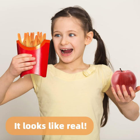 Fake French Fries Strip Shape Simulation, Artificial Food Play Food Model, Kitchen Decoration, 15 pcs