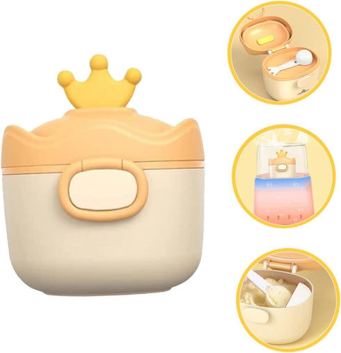 UPKOCH Portable Baby Formula Dispenser Container Scoop Travel-Friendly Milk Powder Storage Box Airtight Seal for-the-Go