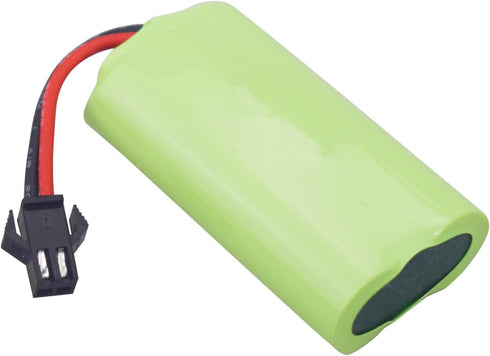Fytoo 2PCS 3.7V 1600mAh Li-ion Battery with SM-2P Plug & 2PCS USB Charging Cable for 9962 8837 RC Toy Car
