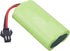 Fytoo 2PCS 3.7V 1600mAh Li-ion Battery with SM-2P Plug & 2PCS USB Charging Cable for 9962 8837 RC Toy Car