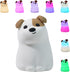 Dog Night Light with Timer - Warm Light Touch Control Bedside Lamp,