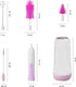 Set Electric Bottle Brush Cleaner, Portable Baby Bottle Washer, Travel Bottle Cleaner Brush with Silicone Bottle