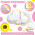 Mudder 2 Pack Night Light Plug into Wall, Soft LED Night Light for Nursery, Warm Sensor Plug-in, Cloud & Yellow