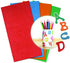Foam Letter Stickers - Self-Adhesive Alphabet Letters 1/2" for Kids Crafts, 256 Pcs Bulk