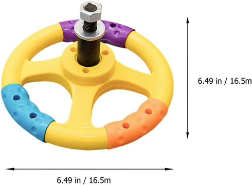 Alipis 1 Pc Children's Steering Wheel Car Seat Toys Toy Steering Wheel for Car Steering Wheel for Bumper Car Kids Car Toys para Toy Cars Toy Car Steering Wheel Baby Small Plastic Appendix