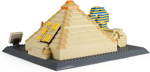 643Pcs Great Pyramid of Giza & Sphinx Egypt Building Blocks Toys Puzzle Set for Kids Adults