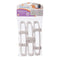 Dreambaby Sliding Cabinet Locks - Child Proof Latches, 6 Pack, White, Model L715