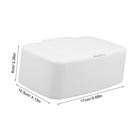 Luxshiny Refillable Wipe Dispenser Box Portable Wipes Holder for Room Kitchen Bathroom Lightweight Cover Compact Design
