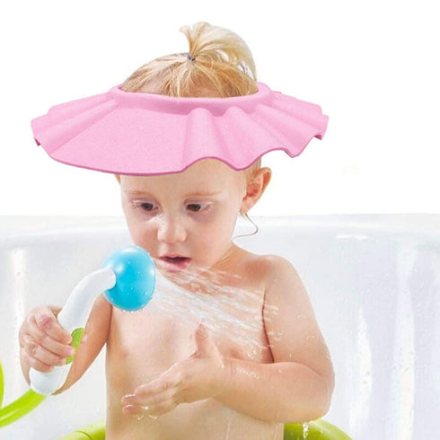 KUYYFDS 3PCS Baby Bath Soft Cap Adjustable Bath Cap Shampoo Protection Products for Baby Kids Child Shower
