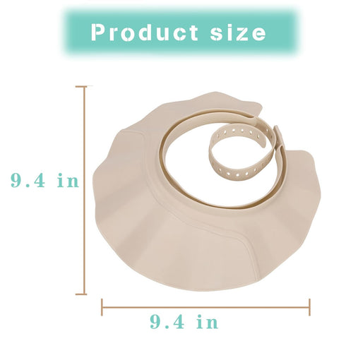 KOLAHOL Baby Shower Cap Hat Soft Adjustable Bath Head Cap Visor for Washing Hair Safe Shampoo Shower Bathing Protection