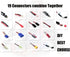 Readytosky 19 in 1 Lipo Battery Charger Adapter, Convert Cable for RC Car Drone
