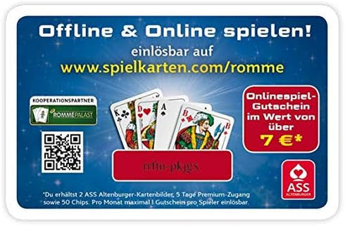 Card Game Rummy in Barrel Deck – Philos Ass Altenburger 22570071
