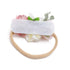 Baby Girl Nylon Headbands, Flower Hair Bows Accessories, 3Pcs Handmade Elastic Hair Band Crown for Newborn