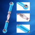 RC Pull Rod Set, 6Pcs Adjustable Aluminum Alloy Turnbuckle Links for RC Hobby Car Model (Blue) Plastic Push Rods