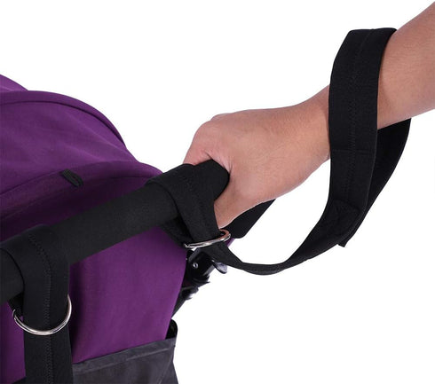 Baby Stroller Safety Wrist Strap | Anti-Lost Wrist Leash for Stroller, Wheelchair | Cushioned Clips for Baby Stroller