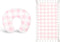 DILIMI Fitted Crib Sheets and Nursing Pillow Cover for Baby Boys and
