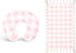 DILIMI Fitted Crib Sheets and Nursing Pillow Cover for Baby Boys and
