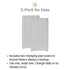 32" 16"/81 41 cm (2-Pack) BreathableBaby Waterproof Cover, for x x Changing Pad, Gray
