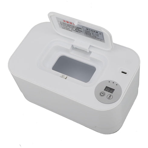 ZJchao Wipes Warmer with Night Light, Temperature Adjustable Refillable USB Baby Wipes