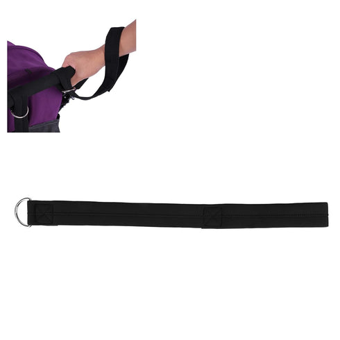 Baby Stroller Safety Wrist Strap, 1Pc Black Safety Belt, Multi-Function Handy Hooks for Stroller Pram