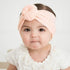 Qandsweet Baby Headbands, Circle Bows Knotted Soft Silk Nylon Headwraps for Newborn Infant Toddlers