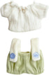 17cm Set 2 17cm Set Clothes for Lu bubu Dolls Accessories(No Doll), Cute Outfit Pieces Bib Pants for Doll Suit, Stylish