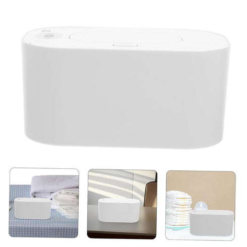 Compact Baby Wipe Warmer for Nighttime Changes - Portable and Large Capacity