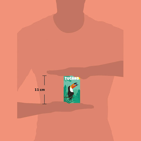 Tucano Card Game - Tropical Strategy Adventure of Juicy Fruits, Fun Family Game for Kids & Adults, Ages 6+