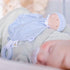 Tikiri Blue Cherub Baby Comforter with Teething Toy