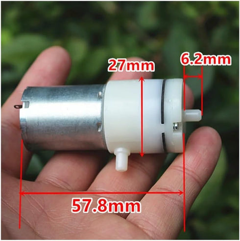 YCWHRCXKUZ 370 5V 6V 7.4V Vacuum Pump Small Air Pump Double Hole DC Large Flow Pump Breast Pump Negative Pressure Pump