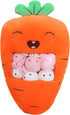 REFAHB Plush Carrot Bunnies Doll Toy Pillow - Gifts for Teens, Girls, Kids, Decorative for Sofa Chair