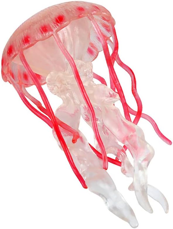 Incredible Creatures Realistic Jellyfish Model Figure Toys, Simulated Sea Life Animals Figurine Collection for