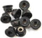 Traxxas 8347 Nuts 4mm Flanged Nylon Locking Serrated (Black) (10)