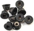 Traxxas 8347 Nuts 4mm Flanged Nylon Locking Serrated (Black) (10)