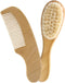 Natural Wool Brush Set Newborn Hair Brush Comb Wooden Comb Hair Care