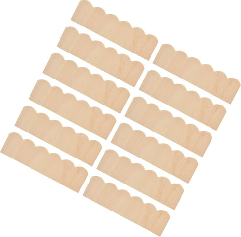 Dollhouse Wooden Shingle, Stable Structure Roof Shingle for 1/12 Scale Doll House