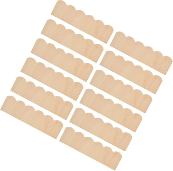 Dollhouse Wooden Shingle, Stable Structure Roof Shingle for 1/12 Scale Doll House