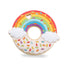 Rainbow Donut Sensory Chew Teether for Kids, Food Grade Silicone Safety Teething Toy for Autism & Teething Needs