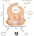 Set Waterproof Silicone Bib and Mat for Babies and Toddlers - Adjustable and BPA Free