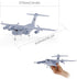 GoolRC C-17 RC Airplane, 2.4GHz Remote Control Military Transport Aircraft for Kids and Adults
